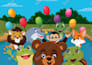 draw children story book illustration