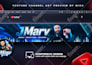 create a youtube banner and logo