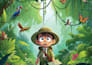 draw 3d children story book illustration cover children story book illustration