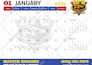 design your creative calendar 2027
