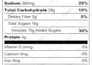 customize an fda compliant nutrition facts label