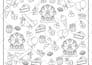 make activity pages for children with original illustrations