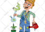 create a funny and bizarre hand drawn cartoon illustration