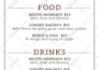 creative restaurant menu design