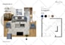 design mood board interior with shopping list