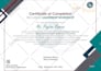 design certificate with attendees data and digital signature