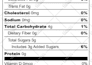 customize an fda compliant nutrition facts label
