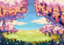 draw pixel art background for you