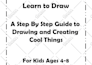 create step by step drawing book for kids