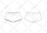 make a fashion technical flat drawing within 6 hours