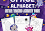 design alphabetic cursive handwriting book and alphabet letter tracing workbook