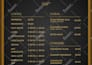 design a professional restaurant menu, bar menu, or price list