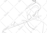 draw continuous vector line art illustration , line drawing