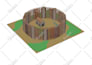 make custom building papercraft