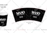 do coffee cup or paper cup or ice cream packaging design