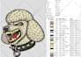 do embroidery digitizing for embroidery design, embroidery patch into dst pes