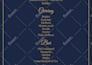 design wedding set menu, drinks menu, bar menu