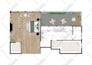 create realistic 2d color floor plan for house