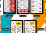 design digital menu, digital menu board or animated  menu