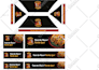 design canopy tents, flags, roll up banner and tablecloth