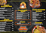 design amazing editable food restaurant menu