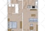 design 2d floor plan with furniture layout