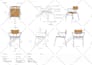 provide technical drawing especially chairs design