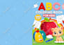 create kids coloring book, activity book cover design for amazon kdp