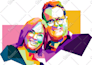 do professional pop art portrait in less than a day