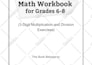 create math workbooks with book cover design for amazon KDP