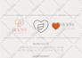 do minimalist line art botanical logo design with branding kit
