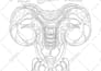 create a clean vector outline line art from your photo