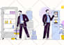 create flat vector illustration for your website, blog, app