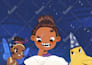 beautiful quality children book illustration