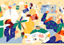 create modern web and app illustrations for your business
