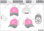 design custom hat and cap with tech pack with mockup