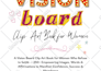 design vision board clip art book mood board for amazon KDP