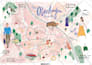 illustrate a charming custom map