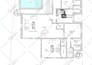redraw the plan and create 2d floor plan elevation section and render