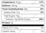 customize an fda compliant nutrition facts label