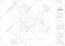 architectural floor plan and city permit drawing in autocad