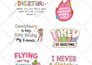 design custom motivational stickers, funny and cute stickers