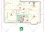 design an easy to use emergency exit plan, evacuation map