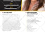 design clean speaker one sheet, media kit, bio, epk, press kit, one pager