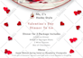 design amazing valentines day card or food menu, banner