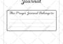 design prayer journal for KDP or print