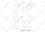 draw 2d floor plan, tiny house, architectural floor plan