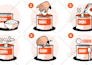 design 2d modern flat illustrations for website or business