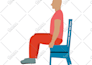 do workout yoga chair exercise patent drawing illustrate