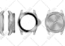 design jewelry watch, belt, shawl  sketch